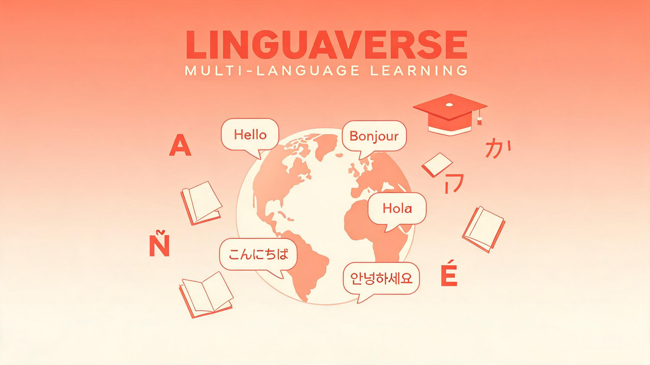 LinguaVerse 多语种学习平台
